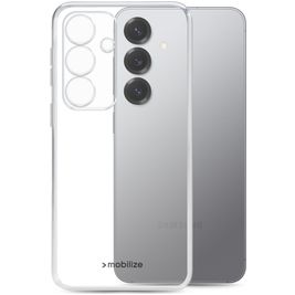 Mobilize Gelly Case Coque Transparente Samsung Galaxy S26 Coque arrière en TPU Souple - Transparent