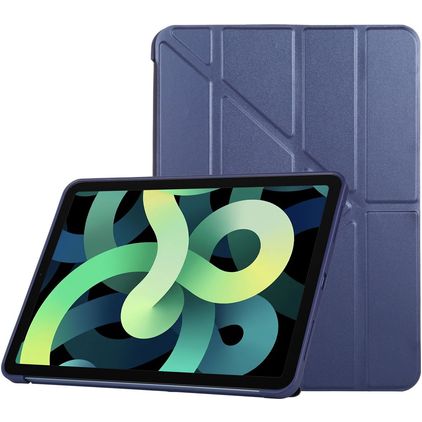 Mobigear Origami Coque iPad Air 4 (2020) Etui - Bleu