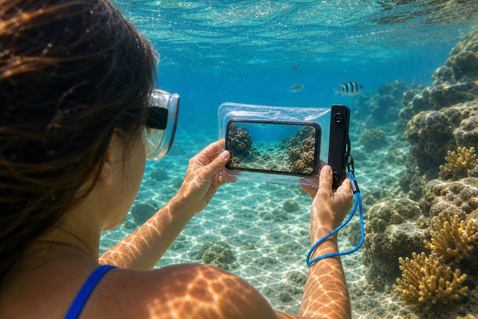 Photographie sous-marine avec votre mobile