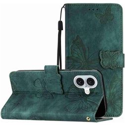 Mobigear Butterfly Housse iPhone 17 Etui Porte-Monnaie - Vert
