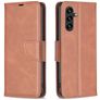 Mobigear Excellent Housse Samsung Galaxy A35 Etui Porte-Monnaie - Marron