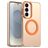 Mobigear Shockproof Coque Samsung Galaxy S26 Plus MagSafe Coque arrière Rigide - Orange