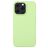 Mobigear Rubber Touch Coque iPhone 14 Coque arrière en Silicone - Citron vert