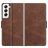 Mobigear Slim Magnet Housse Samsung Galaxy S22 Etui Porte-Monnaie - Marron