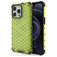 Mobigear Honeycomb Coque iPhone 14 Plus Coque arrière Rigide Anti-Chocs - Vert