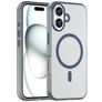 Mobigear Shockproof Coque iPhone 16 MagSafe Coque arrière en TPU Souple - Dark Blue