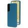 Mobiparts Coque Samsung Galaxy S22 Coque arrière en Silicone - Blueberry Blue