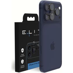 Elite iPhone 17 Pro Max Verre trempé Protection Objectif Caméra - Compatible Coque - Noir