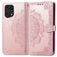 Mobigear Mandala Housse OPPO Find X5 Pro Etui Porte-Monnaie - Rose doré