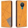 Mobigear Rhombus Slim Housse Nokia 1.4 Etui - Cognac