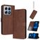 Mobigear Wallet Housse Xiaomi 14T Etui Porte-Monnaie - Marron