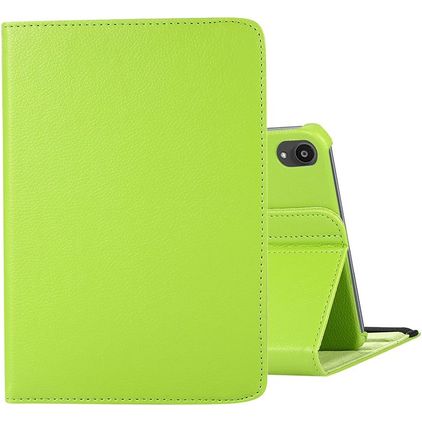 Mobigear DuoStand Coque iPad Mini 7 (2024) Etui Rotatif - Vert