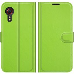 Mobigear Classic Housse Samsung Galaxy Xcover 5 Etui Porte-Monnaie - Vert