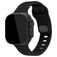 Mobilize Sports Bracelet Silicone Apple Watch Fermeture à clou et passant - 49/46/45/44 mm - Noir