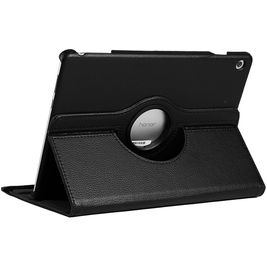 Mobigear DuoStand Coque Huawei MediaPad T5 10.1 Etui Rotatif - Noir