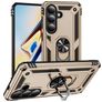 Mobigear Armor ring Coque Samsung Galaxy S26 Coque arrière Rigide Anti-Chocs avec Anneau-Support - Or