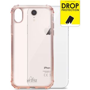 My Style Protective Flex Coque iPhone XR Coque arrière en TPU Souple Anti-Chocs - Soft Pink