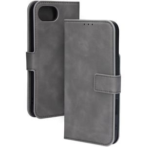Mobiparts Classic Wallet Housse iPhone 16e MagSafe Etui - Granite Grey