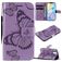 Mobigear Butterfly Housse iPhone 12 Mini Etui Porte-Monnaie - Violet