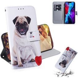 Mobigear Design Housse iPhone 12 Pro Etui Porte-Monnaie - Chien