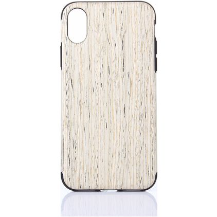 Mobigear Nature Coque iPhone XS Max Coque arrière en TPU Souple - Nordic Walnut
