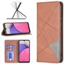 Mobigear Rhombus Slim Housse Samsung Galaxy A33 Etui - Marron