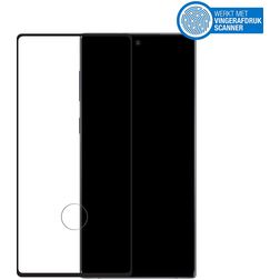 Mobilize Premium Samsung Galaxy Note 10 Verre trempé Protection d'écran - Compatible Coque - Noir