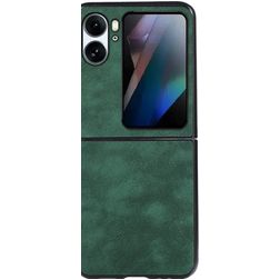 Mobigear Excellent Coque OPPO Find N2 Flip Coque arrière Rigide - Vert