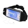 Mobiparts Comfort Fit Belt Brassard Téléphone Samsung Galaxy S25 Ceinture Coque de Sport en Neoprène - Noir