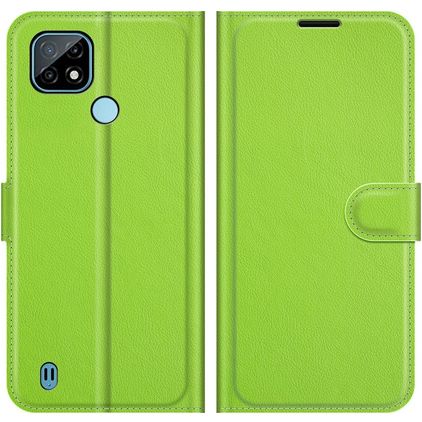 Mobigear Classic Housse Realme C21 Etui Porte-Monnaie - Vert
