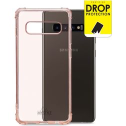 My Style Protective Flex Coque Samsung Galaxy S10 Plus Coque arrière en TPU Souple Anti-Chocs - Soft Pink