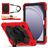 Mobigear SureGrip Xtreme Samsung Galaxy Tab A9 Plus (2023) Plastique rigide / Silicone Coque arrière + Bandoulière + Support - Rouge