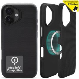 My Style Magsafe Tough Coque iPhone 17 MagSafe Coque arrière Rigide Anti-Chocs - Noir