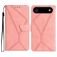 Mobigear Stitch Housse iPhone Air Etui Porte-Monnaie - Rose