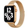Mobigear Slim Loop Bracelet Milanais Apple Watch Fermeture magnétique - 42/41/40/38 mm - Or