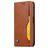Mobigear Card Set Housse Samsung Galaxy A30s Etui Porte-Monnaie - Marron