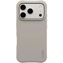 CARE by PanzerGlass Fashionable Coque iPhone 17 Pro MagSafe Coque arrière en Silicone - Vanilla