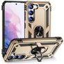 Mobigear Armor Ring Coque Samsung Galaxy S23 Plus Coque arrière Rigide Anti-Chocs avec Anneau-Support - Or