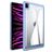 Mobigear Crystal Coque iPad Pro 11 Pouces (2020) Coque Arrière Rigide - Transparent / Bleu