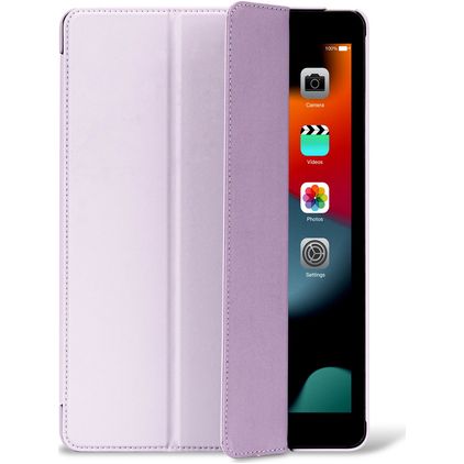 Decoded Textured Slim Coque iPad 10 (2022) Etui en Silicone Souple - Lavande
