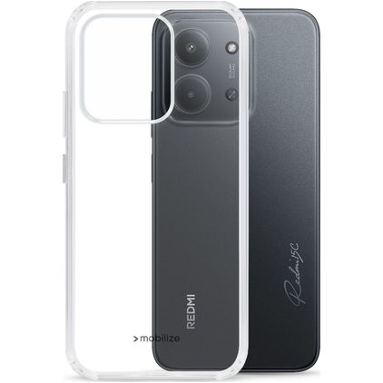 Mobilize Gelly Case Coque Transparente Xiaomi Redmi 15C Coque arrière en TPU Souple - Transparent