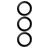 PanzerGlass Hoops Samsung Galaxy S26 Plus Verre trempé Protection objectif caméra - Compatible coque - Noir