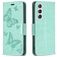 Mobigear Butterfly Housse Samsung Galaxy S23 Etui Porte-Monnaie - Vert