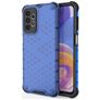 Mobigear Honeycomb Coque Samsung Galaxy A23 Coque arrière Rigide Anti-Chocs - Bleu