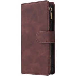 Mobigear Zipper Housse Samsung Galaxy S10 Lite Etui Porte-Monnaie - Marron Mobigear Zipper Housse Samsung Galaxy S10 Lite Etui Porte-Monnaie - Marron