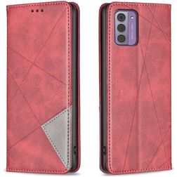 Mobigear Rhombus Slim Nokia G42 Étui - Rouge
