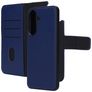 Mobiparts Housse Samsung Galaxy A57 Etui avec Coque Détachable en Cuir Véritable Porte-Monnaie - Bleu
