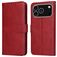 Mobigear Wallet Housse iPhone 17 Pro Etui Porte-Monnaie - Rouge