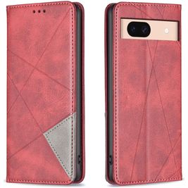 Mobigear Rhombus Slim Housse Google Pixel 8a Etui - Rouge