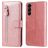 Mobigear Zipper Housse Samsung Galaxy S23 Etui Porte-Monnaie - Rose doré